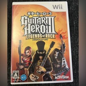 Guitar Hero III: Legends of Rock for Wii - Japan edition